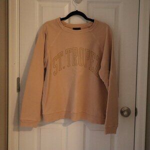 Free People "St. Tropez" Sweatshirt- Medium